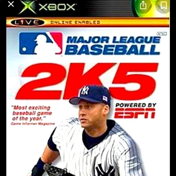 𝅺40. MAJOR League Baseball 2K5 XBOX Video Game - Picture 1 of 4